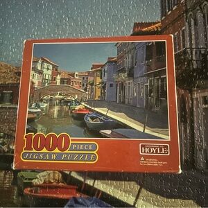 Vintage 1000-Piece Venice Puzzle by Hoyle - Complete - Made in USA